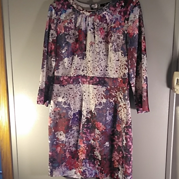 H&M Dresses & Skirts - H&M Women's Long Sleeve Midi Multicolored Dress